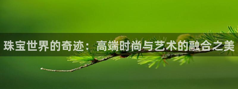 新宝5开好：珠宝世界的奇迹：高端时尚与艺术的融合之美