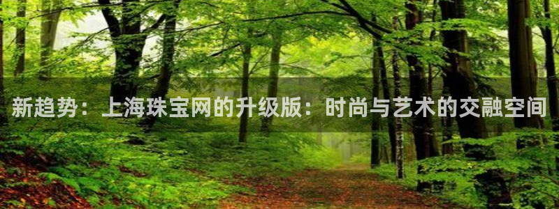 新宝5谠631257：新趋势：上海珠宝网的升级版：时尚与艺术的交融空间
